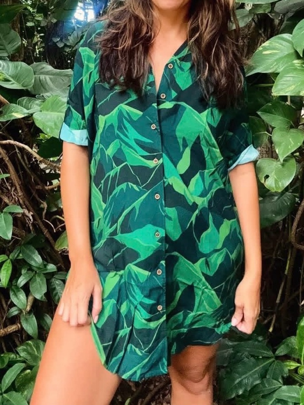 NWT Paradise Now, Shirt Dress, M